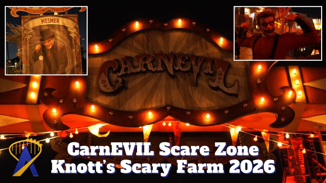 CarnEVIL - Updated scare zone - Knott's Scary Farm 2026