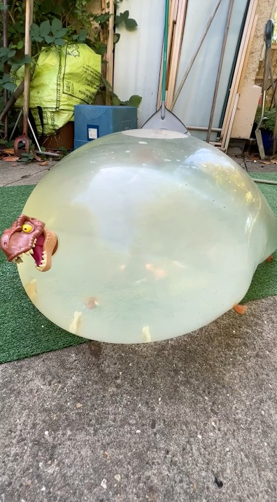 T-Rex inflation gets bigger until the final boom