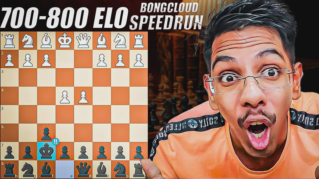 Bongcloud speedrun episode 3 | Chess rating climb 739 to 835