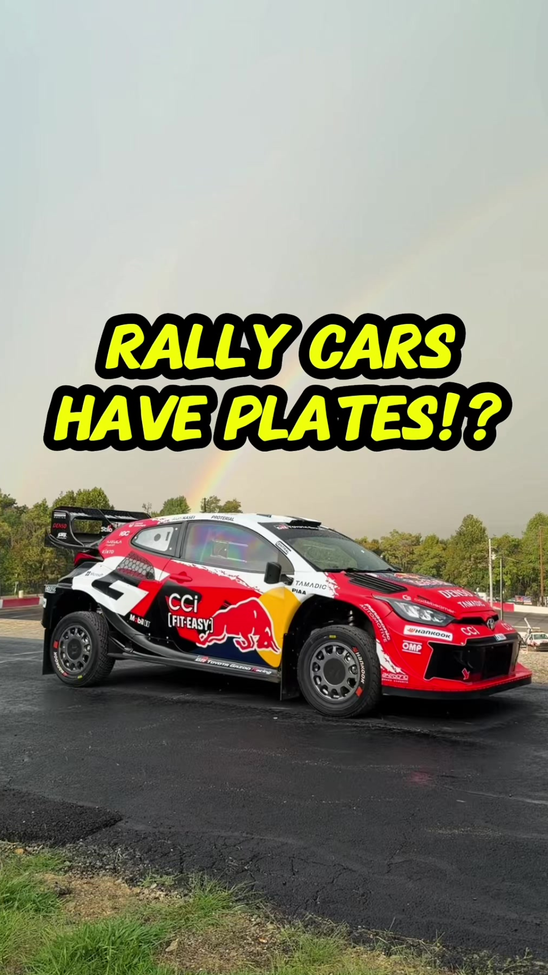 The hidden reason rally cars still use license plates revealed