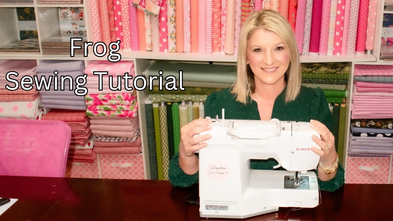 Easy frog sewing project for beginners