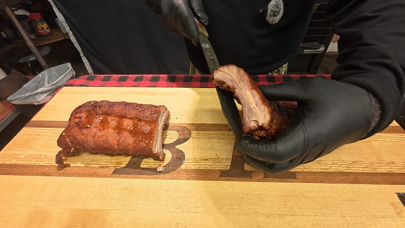 He smoked baby back ribs for hours - then brushed on an irresistible ...