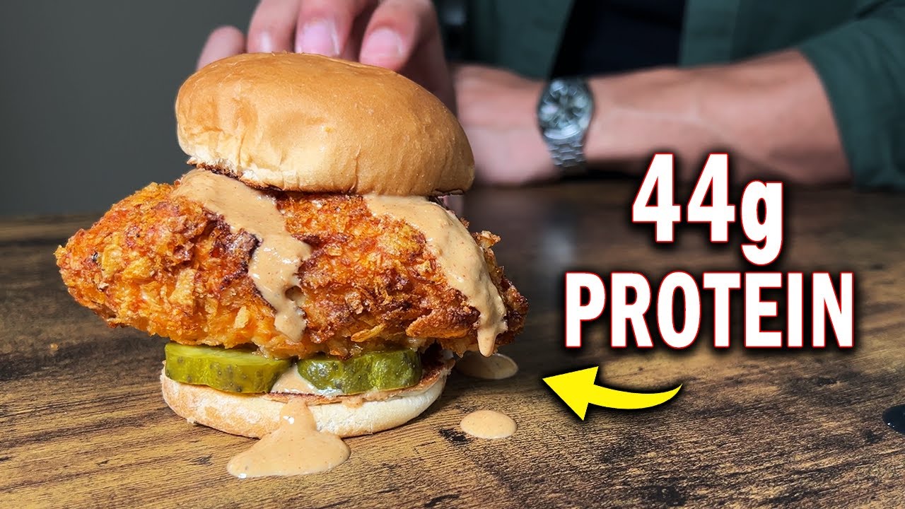 Crispy healthy chicken sandwich recipe