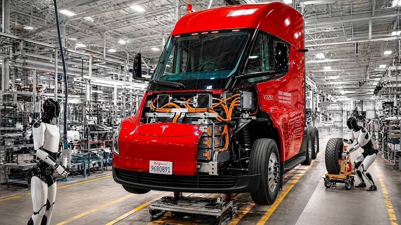 The semi factory appears to be preparing for full operations. Tesla’s ...