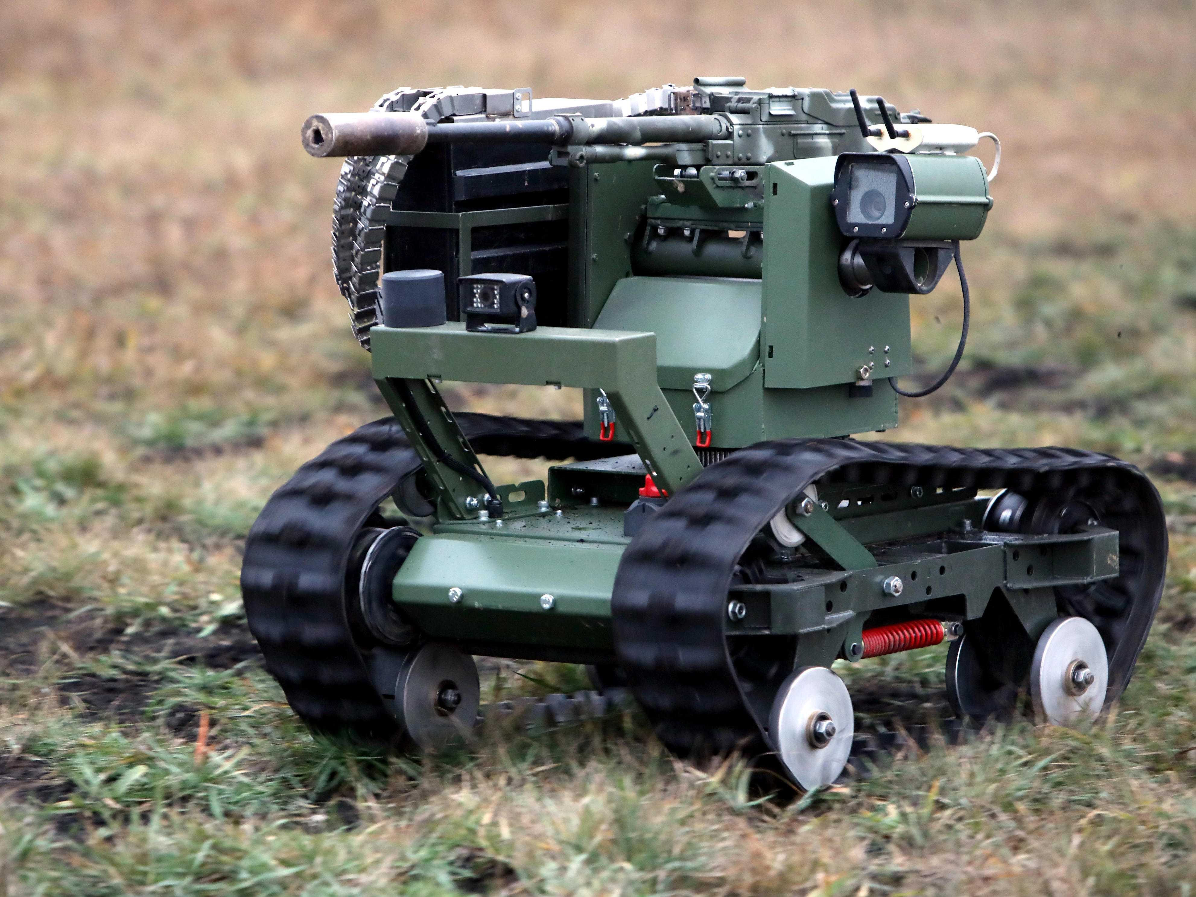 Ukraine says heavy bomber drones air-dropped exploding war robots miles ...