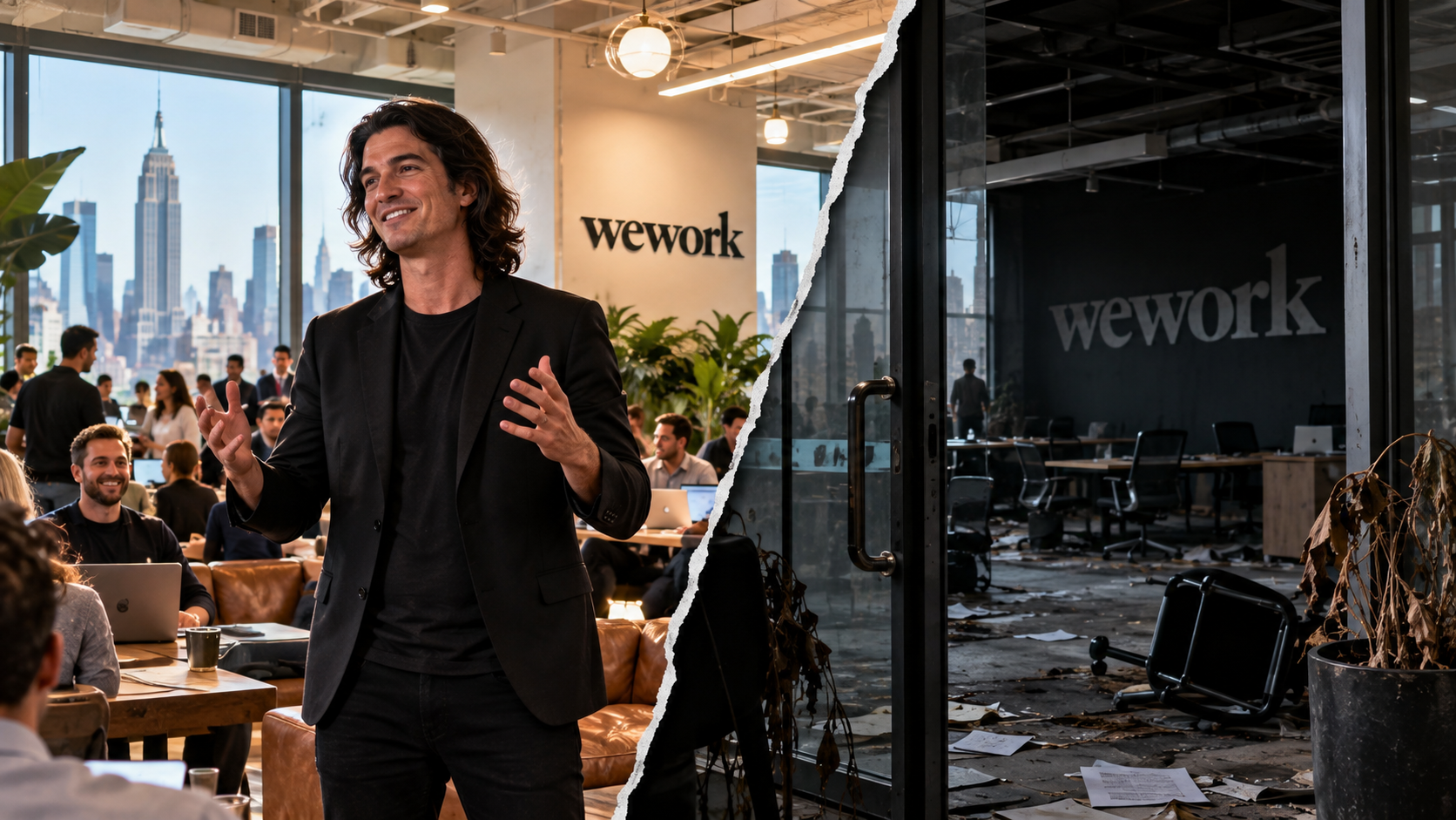 WeWork reached a $47 billion valuation without ever making a dollar in ...