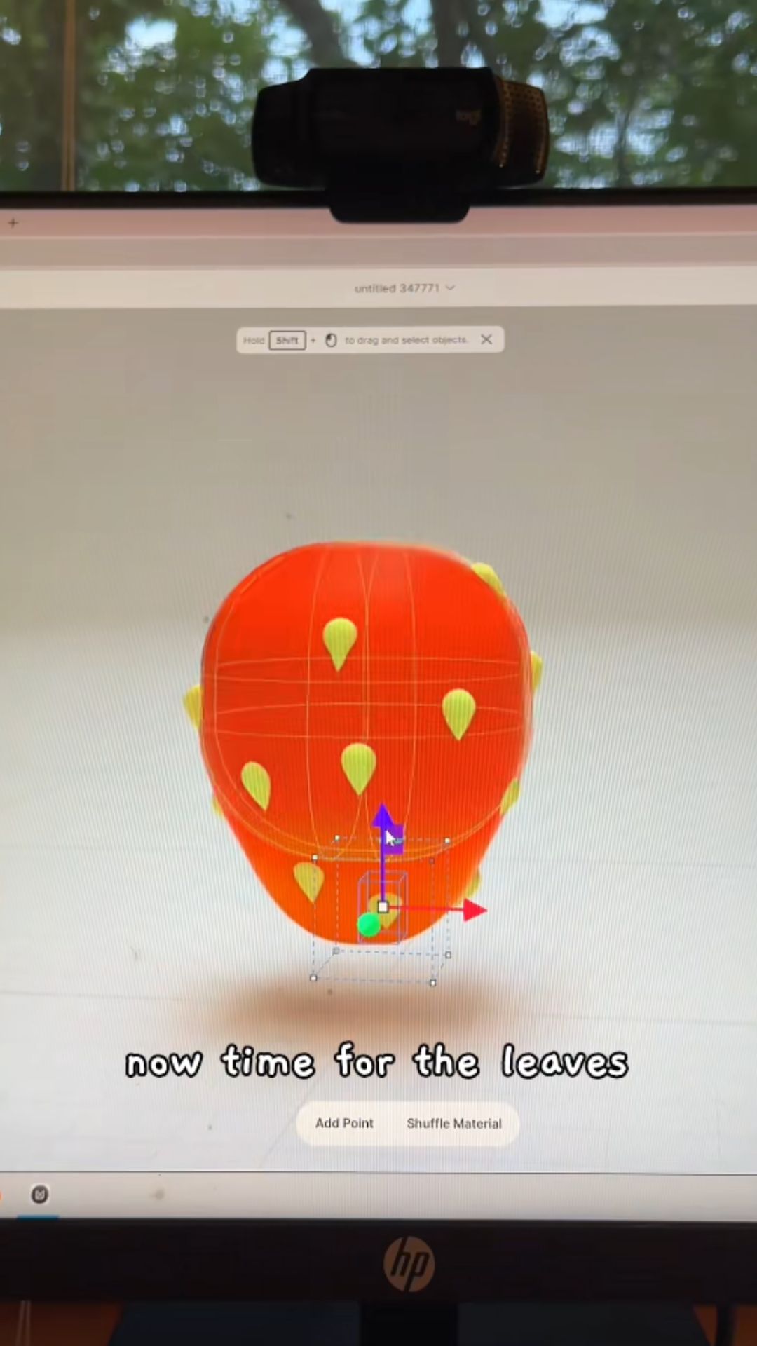 Creating a 3D model from sketch ideas with digital art tools