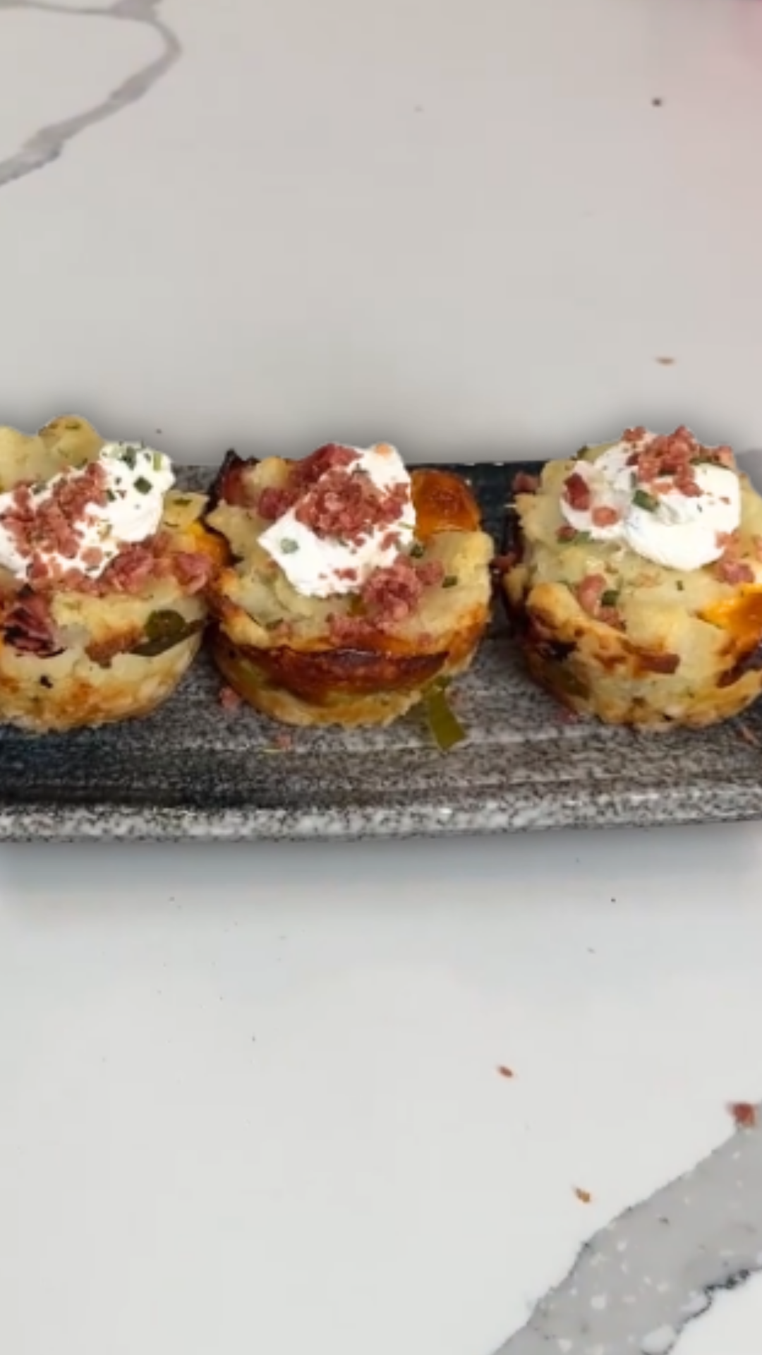 Mashed potato cups side dish