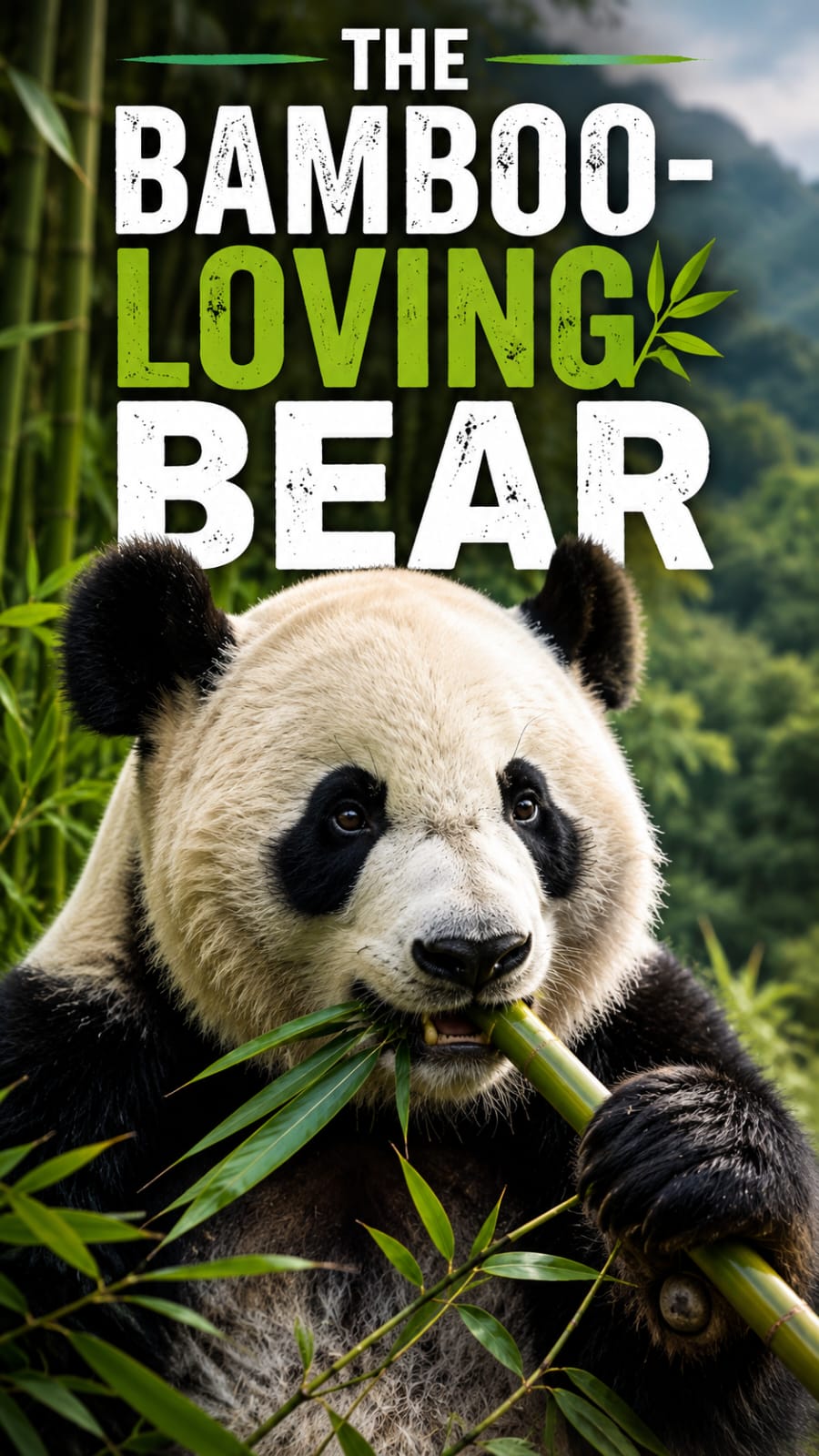 The reason giant pandas eat mostly bamboo