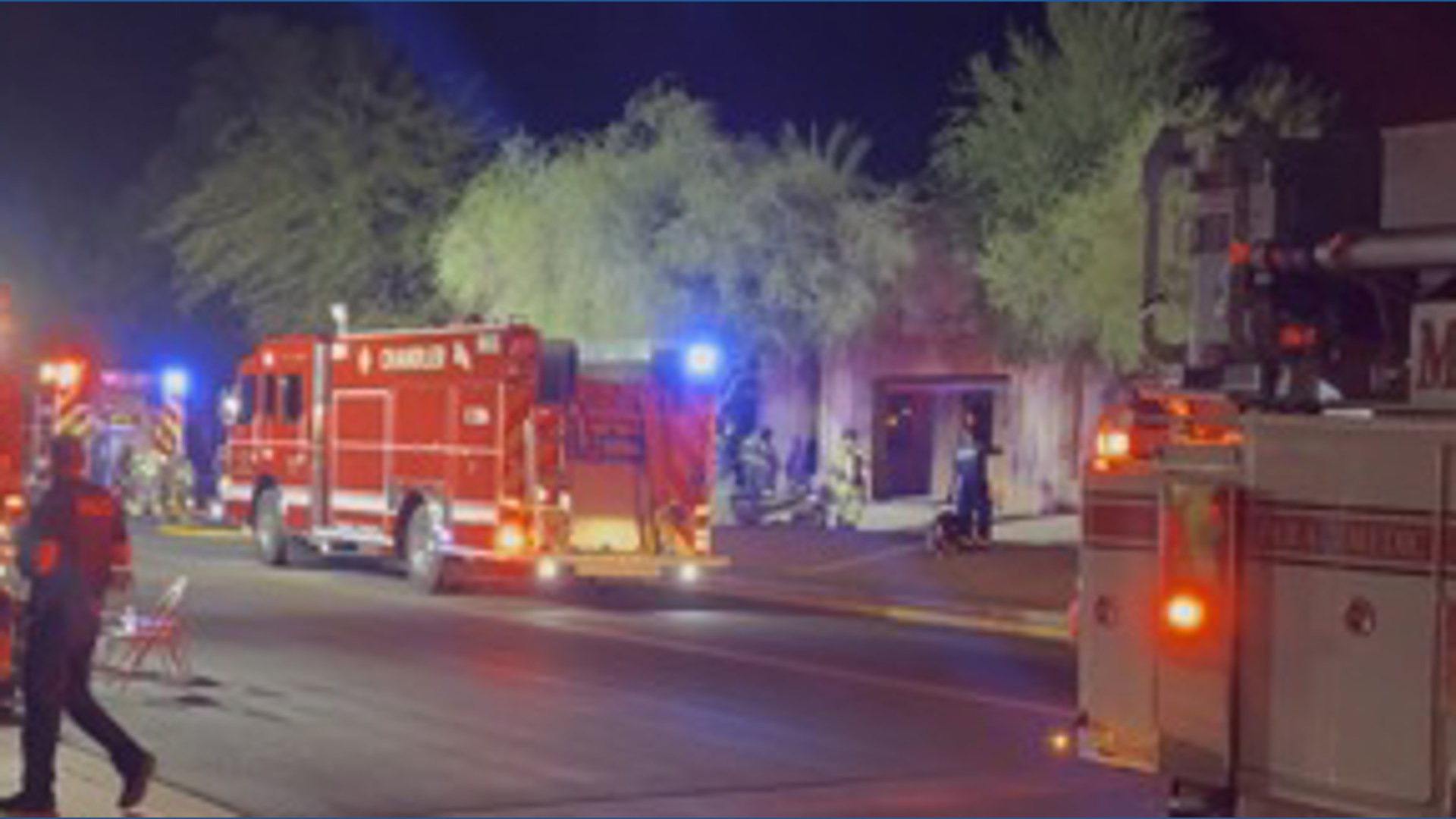 Chandler first alarm commercial structure fire