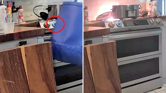 Virginia home video shows recalled Samsung range turning on, igniting fire