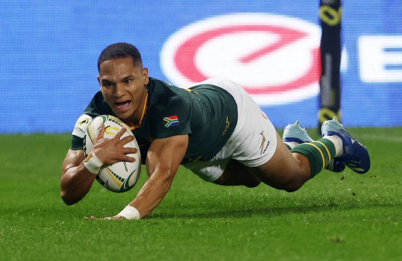 Rugby-Springboks make 13 changes for Australia test in Perth