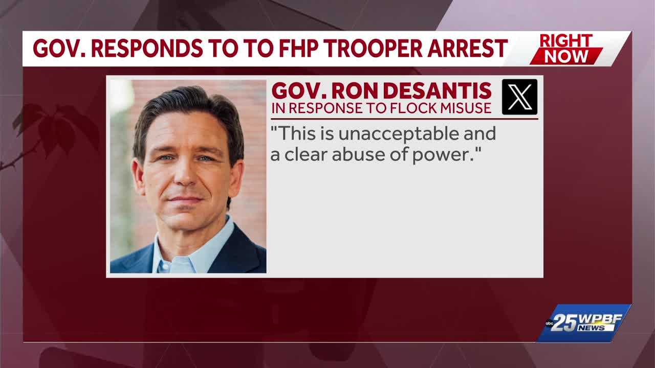 'Clear abuse of power': Former FHP trooper accused of misusing Flock data