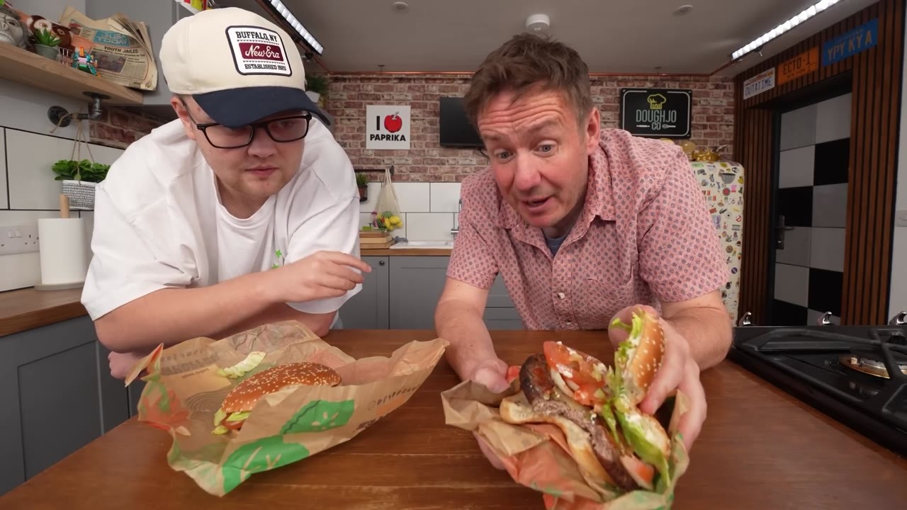 This Burger King breakfast combines a Whopper patty, bacon and egg