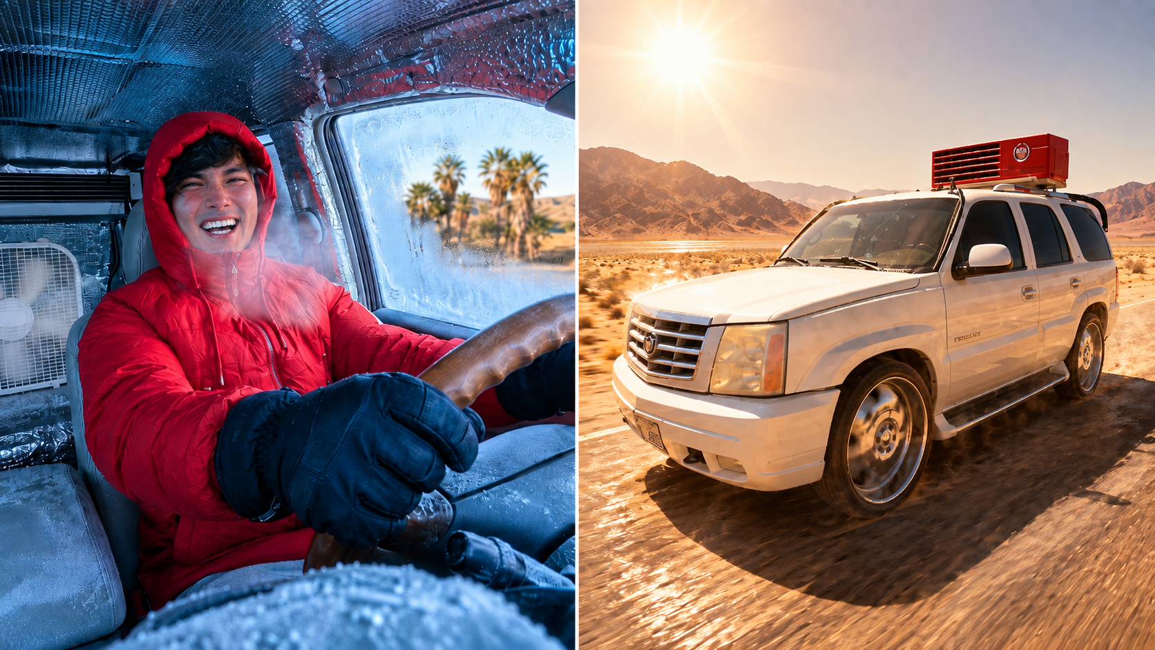 They put a refrigerated AC system on their truck - then drove it into ...