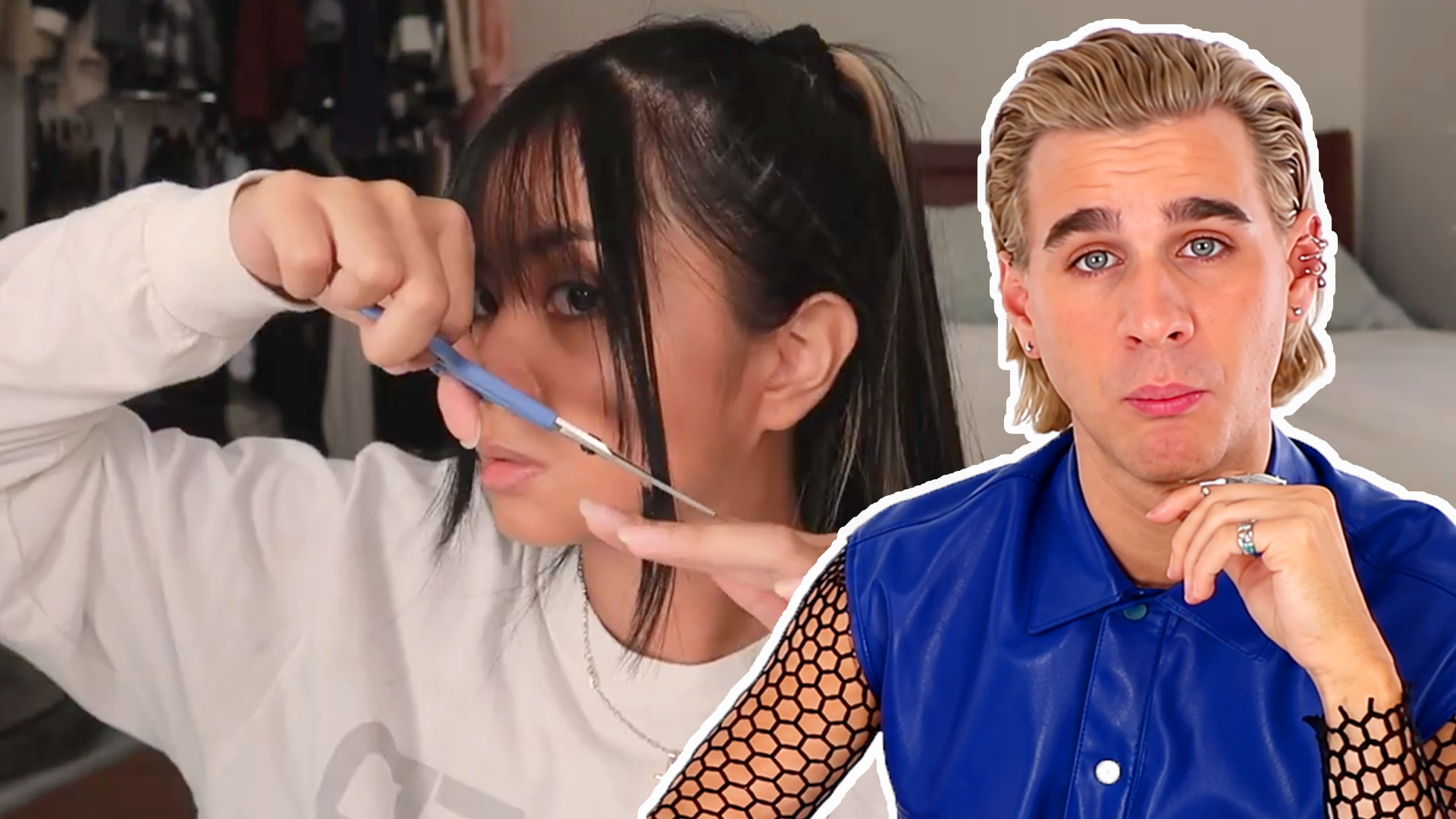 She chopped off so much hair for a viral wolf cut trend