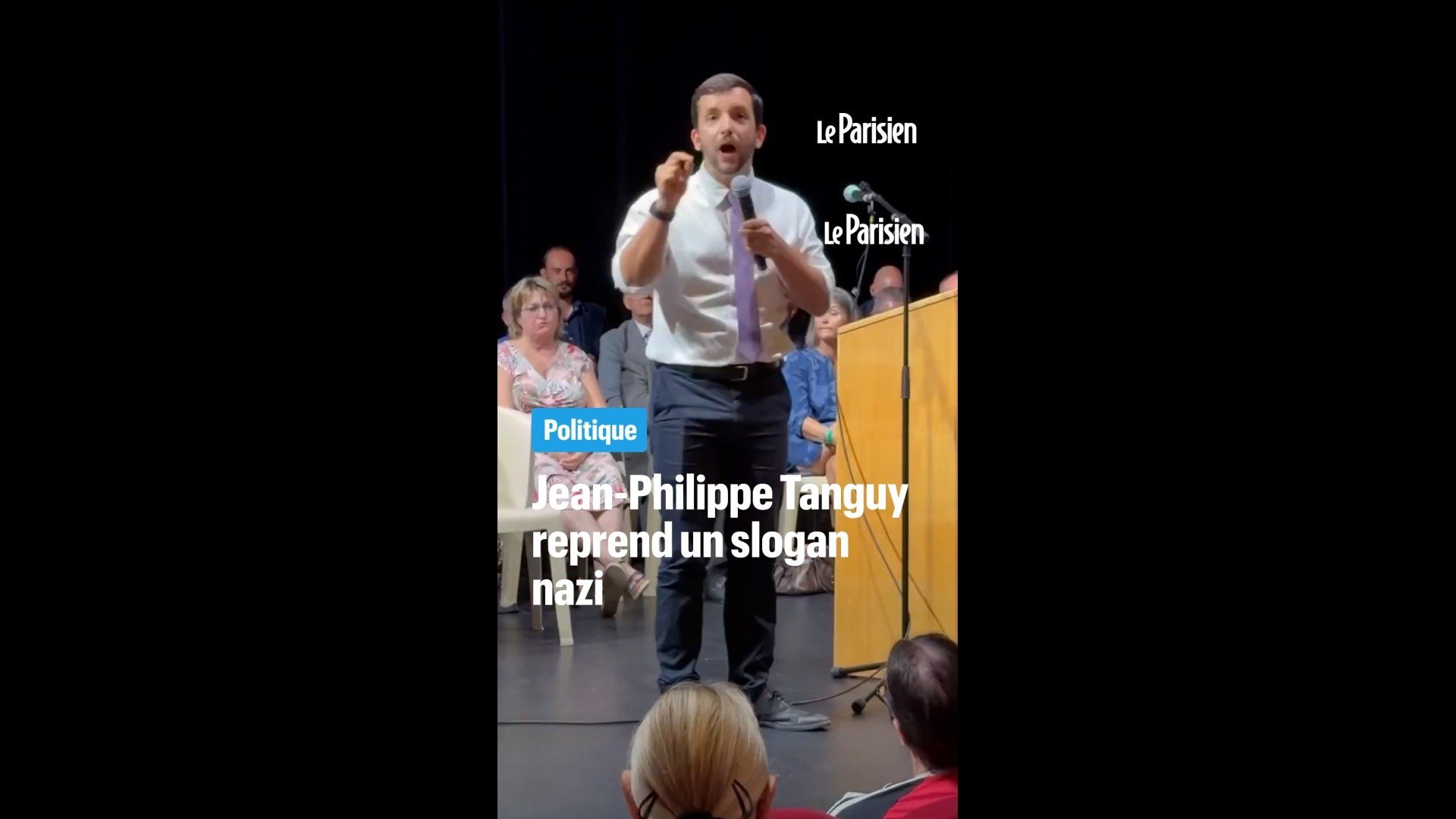 Le député RN Jean Philippe Tanguy utilise une formule nazie