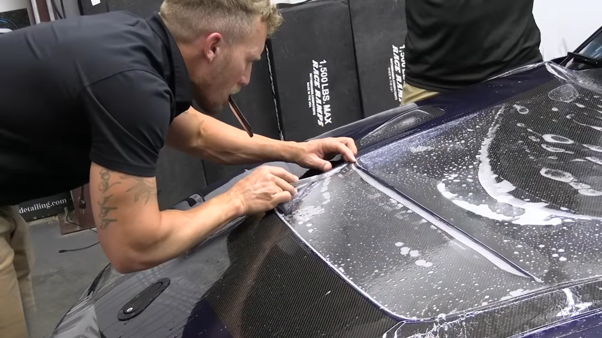 Protecting the fresh paint on a restomod Nissan 240SX