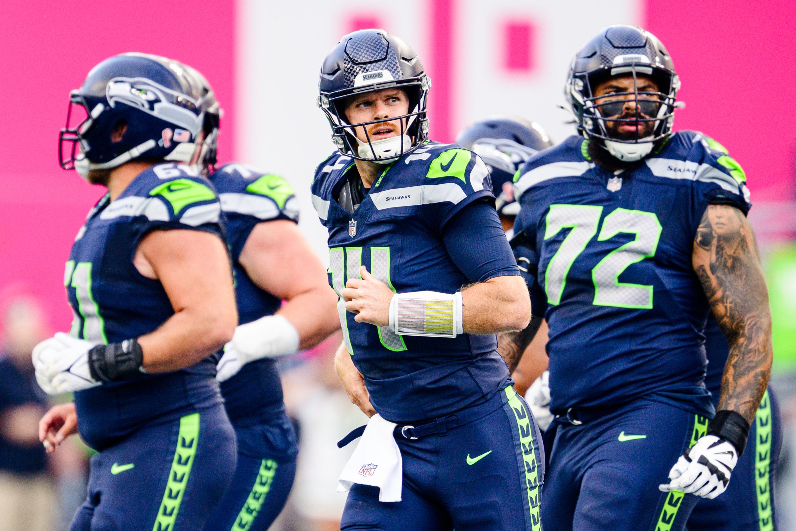 Seahawks coach Mike Macdonald provides Sam Darnold injury update