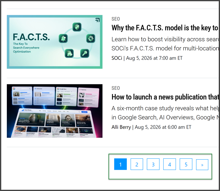 Pagination and SEO: What you need to know in 2027