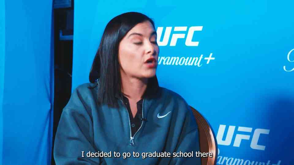 Big Nick meets Megan Olivi backstage for a fun UFC career conversation 🥊🎙️