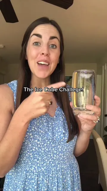 Ice cube challenge with a clever salt and string trick