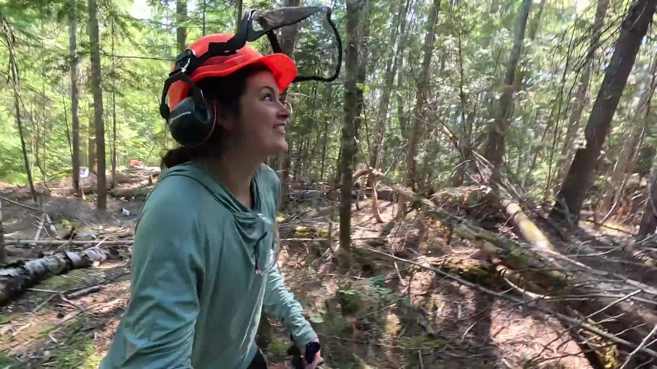 She tried clearing 15 acres of mountain forest alone… then heard trees ...