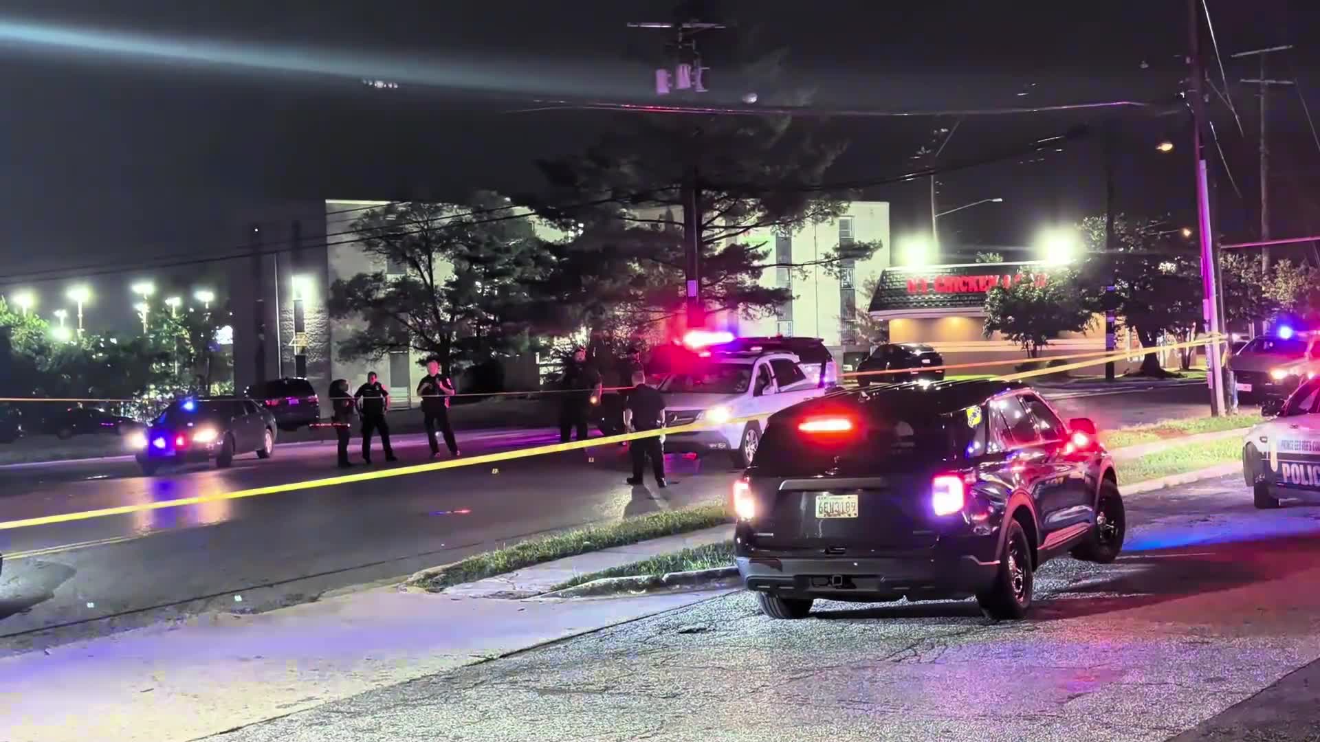 Video shows officers investigating after man shot in Hillcrest Heights