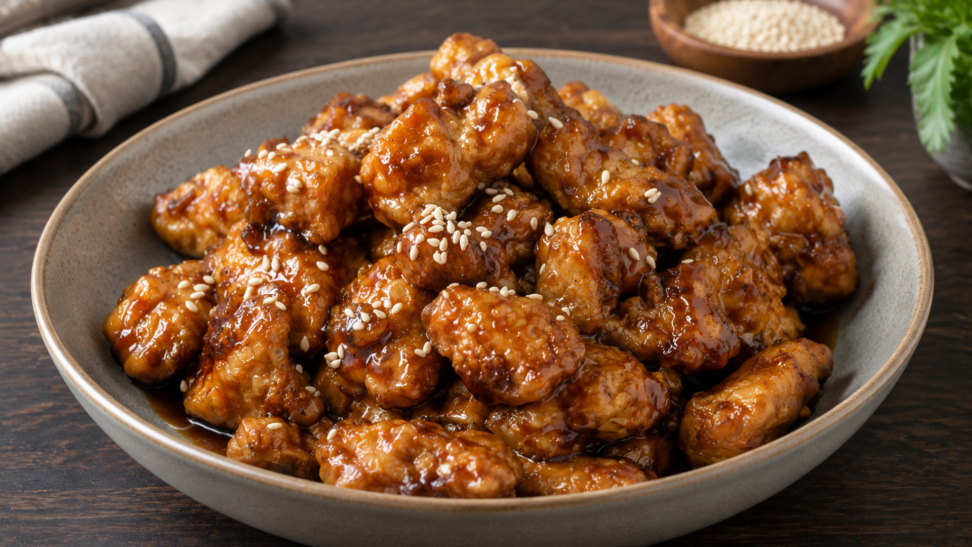 The teriyaki glaze makes this chicken irresistible