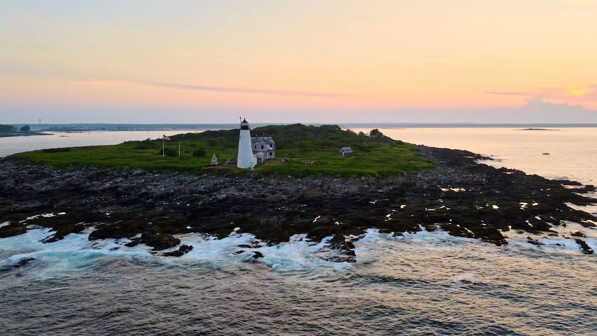 New England’s most beautiful lighthouses from above