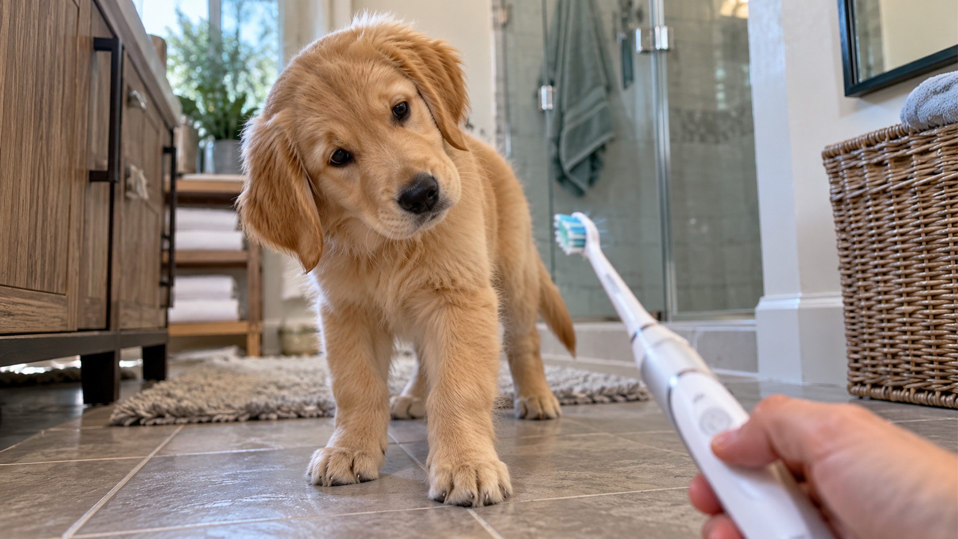 Dog Vs Toothbrush Gets Very Funny