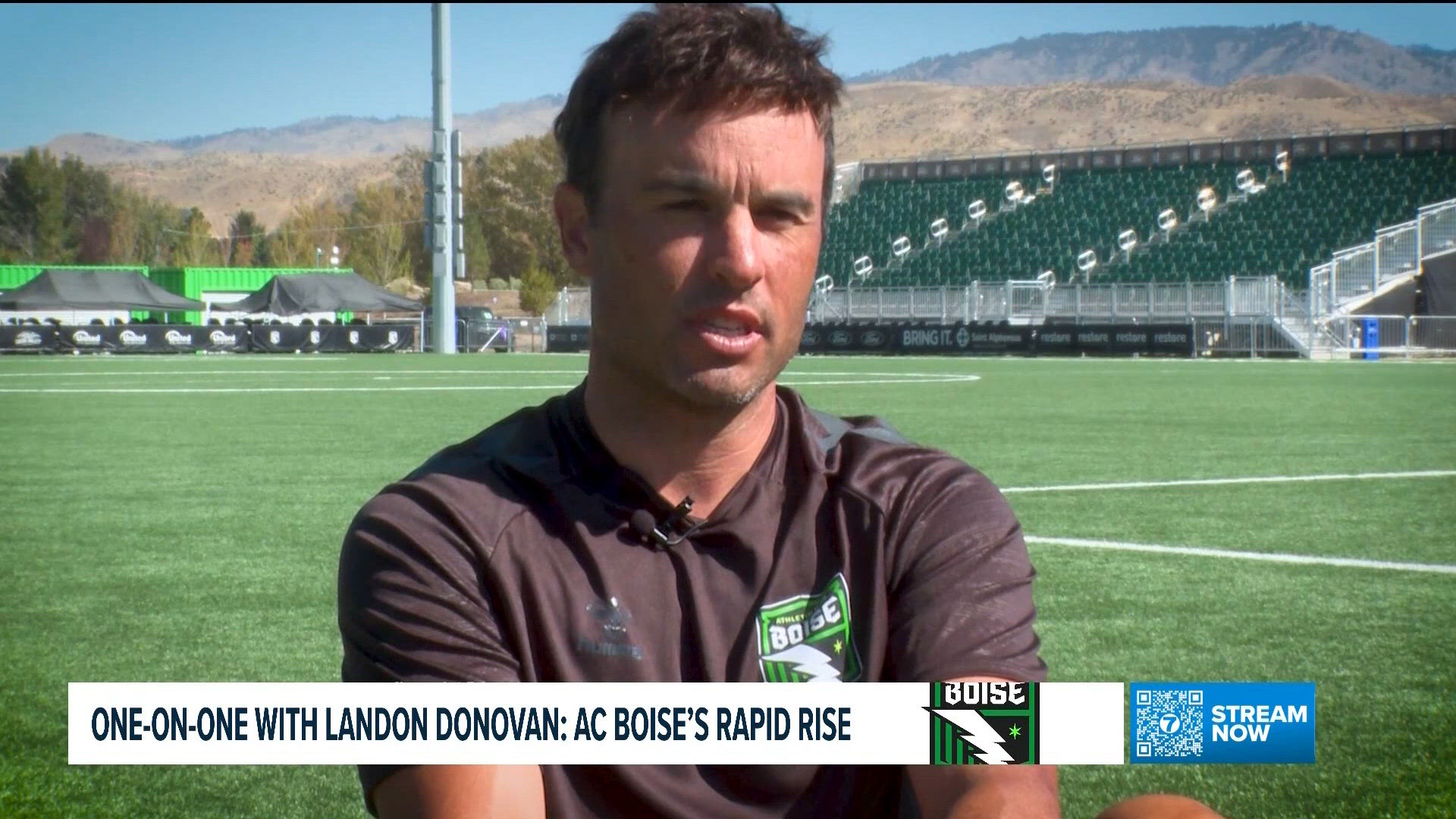 Landon Donovan speaks on AC Boise's rapid rise