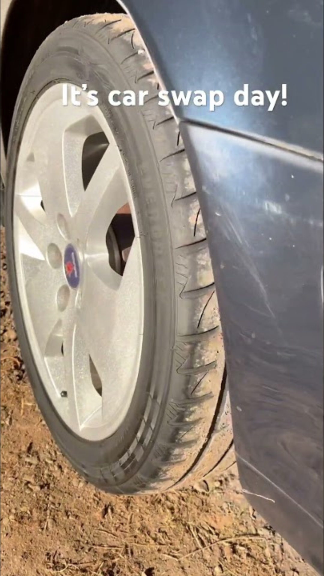 Saab 9-5 road trip with freshly powder coated wheels