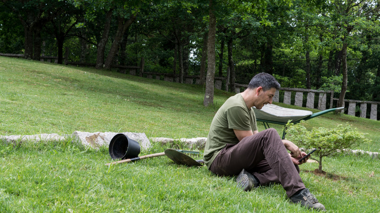 Ditch retaining walls and meet the living solution for a sloped yard