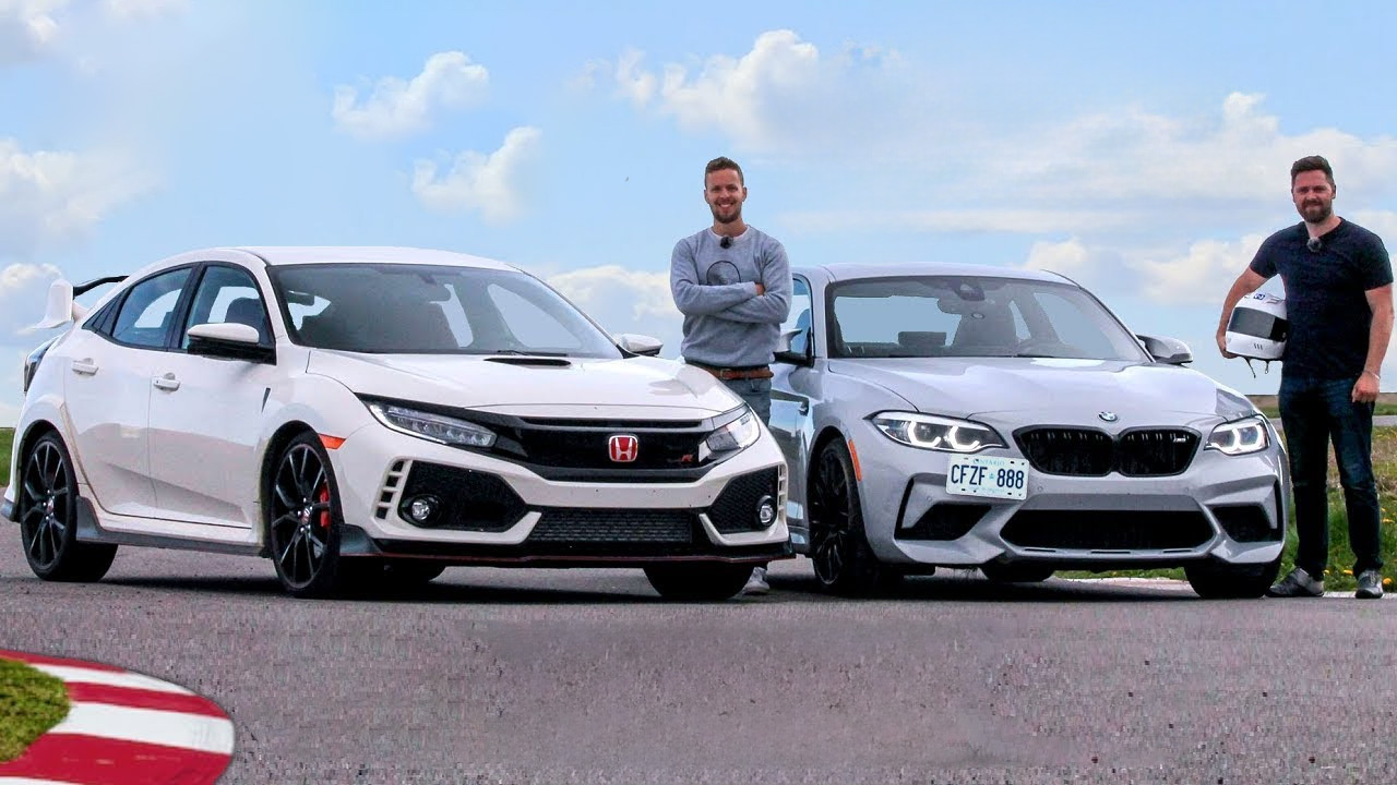 BMW M2 Competition vs $37k Honda Civic Type R on the track