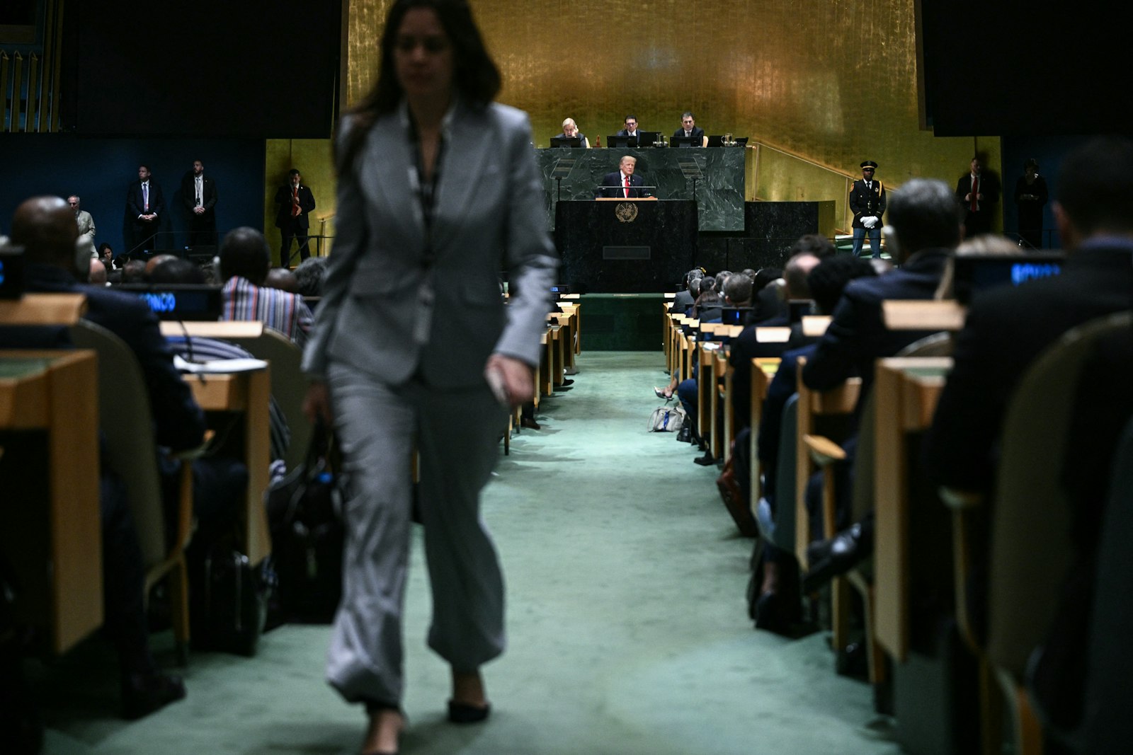 Trump’s crazed UN speech met with silence and walkouts