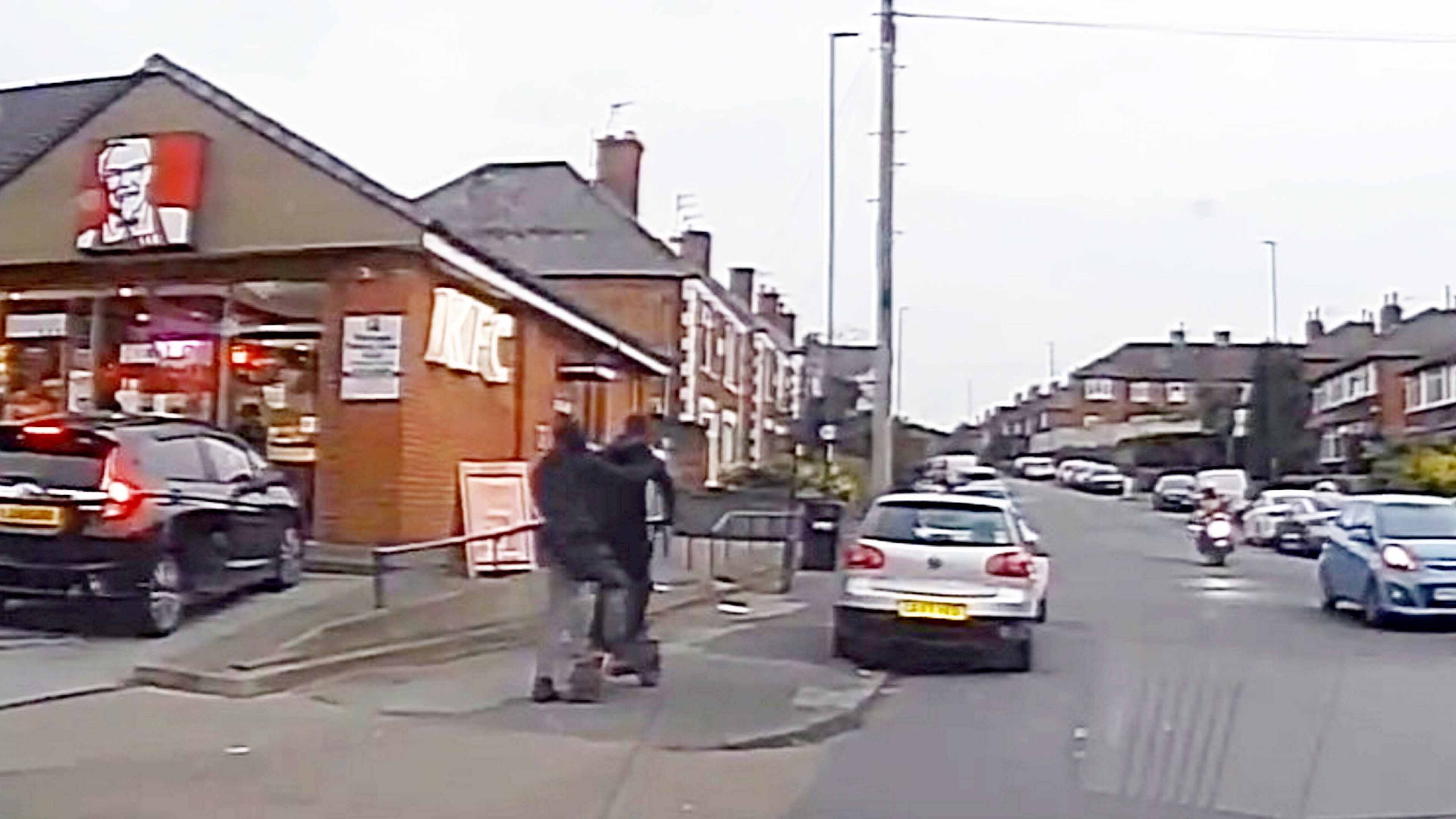 Armed cops blast 'idiot' teens caught with machetes after e-scooter chase