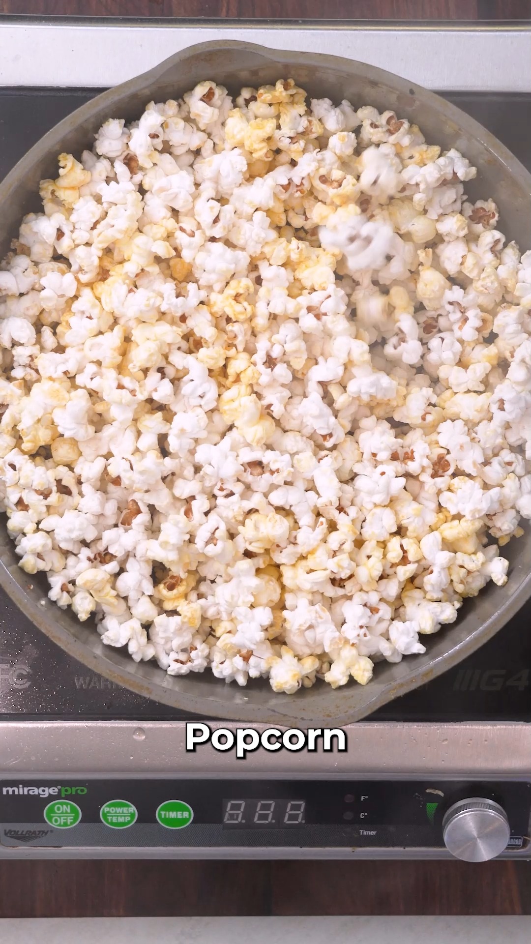 Pepperoni pizza popcorn