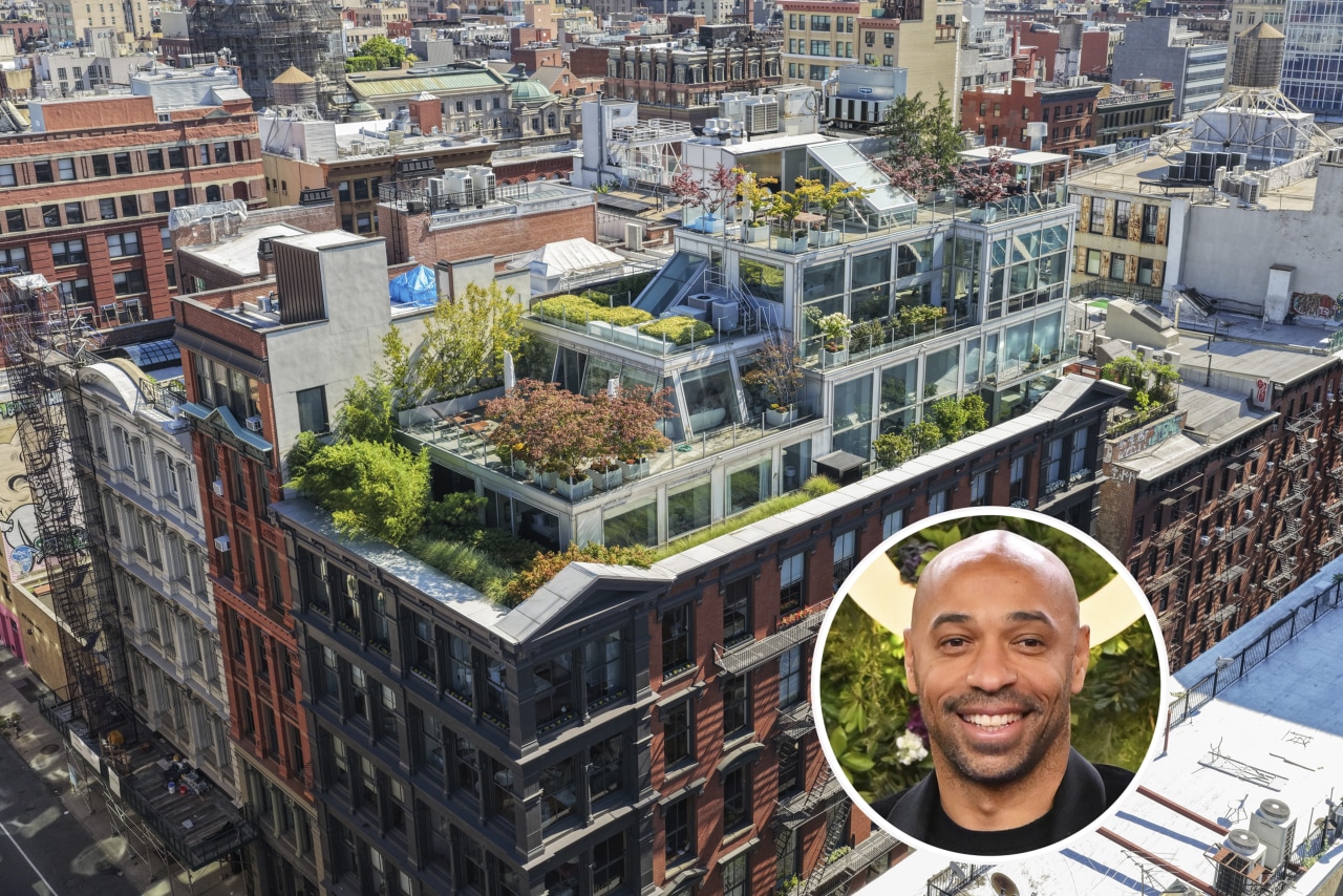 French soccer legend Thierry Henry lists New York penthouse for $25 million