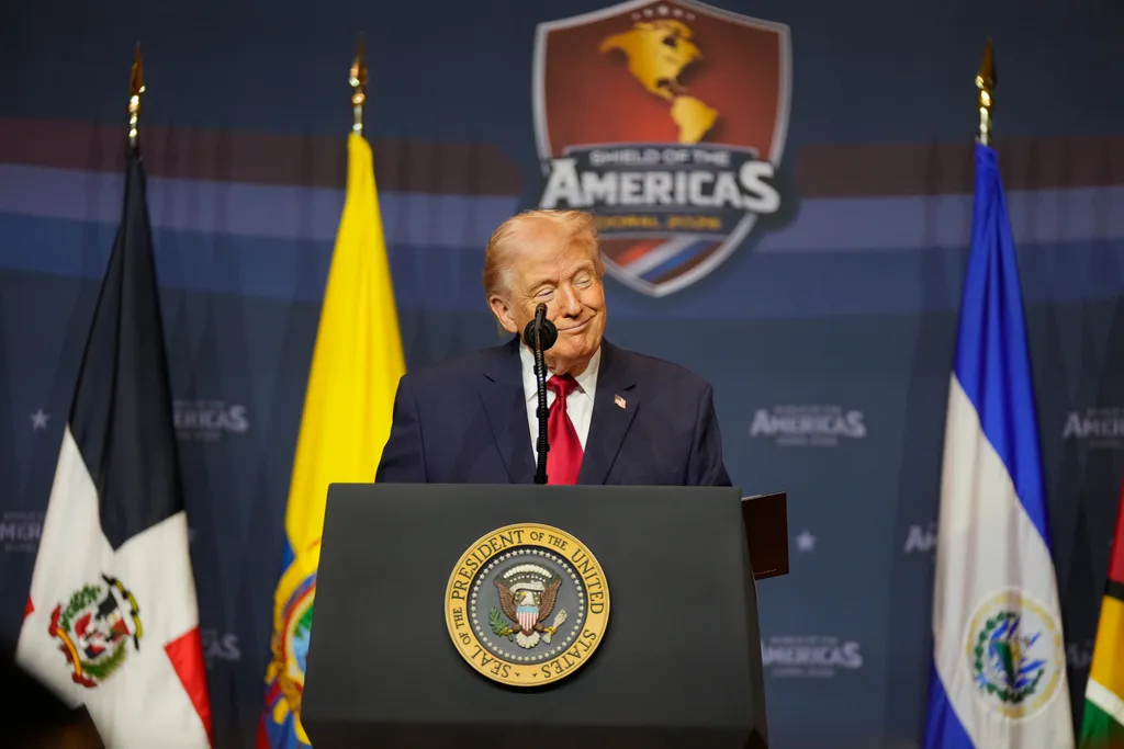 Watch live: Trump participates in Shield of the Americas event
