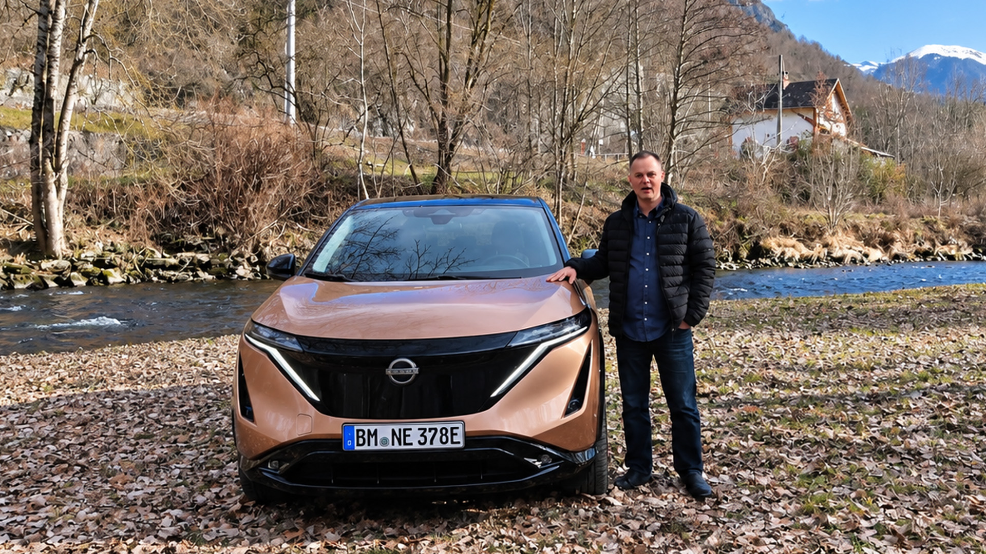 Nissan Ariya AWD gets its character from the lights and front panel