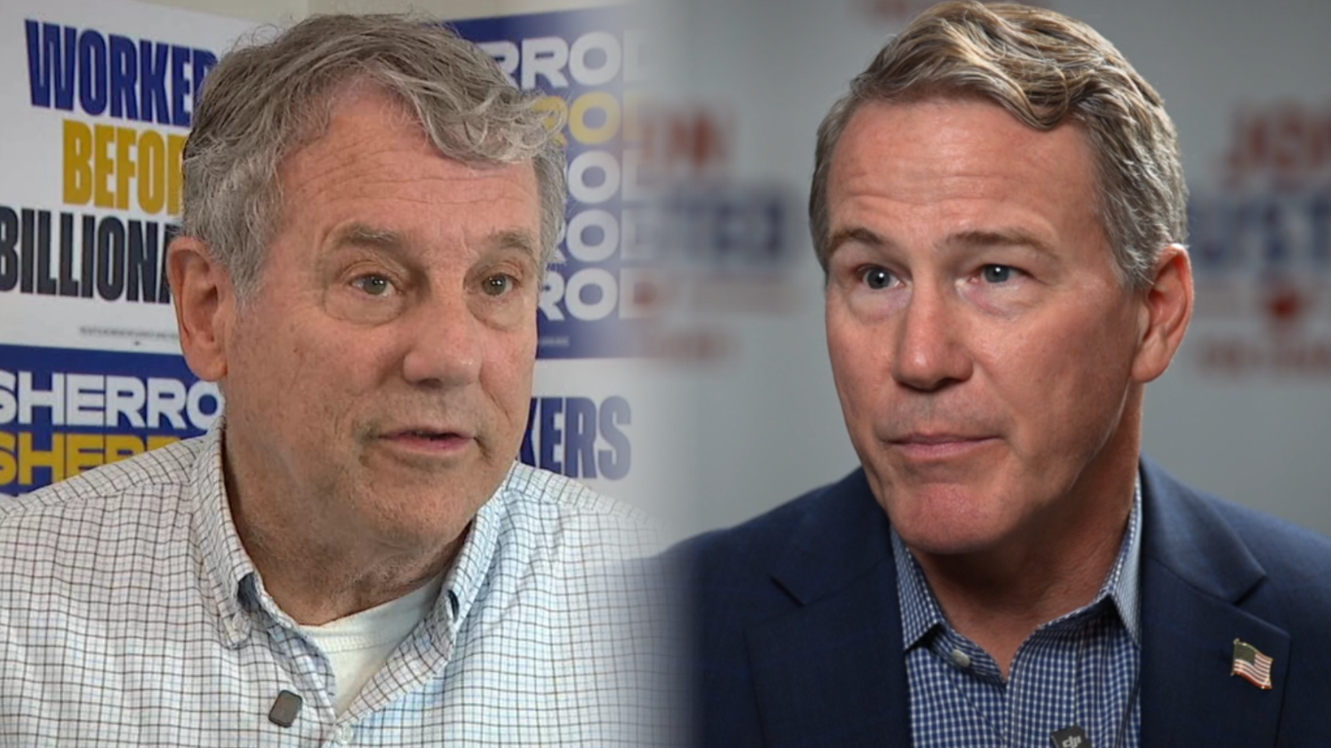 Ohio's U.S. Senate candidates Sherrod Brown, Jon Husted talk who they ...