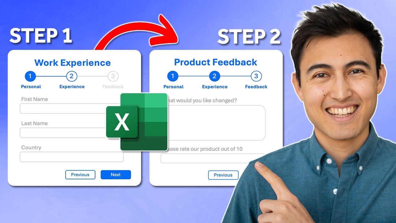 Unlock Excel's power: Multi-step forms 🗝️