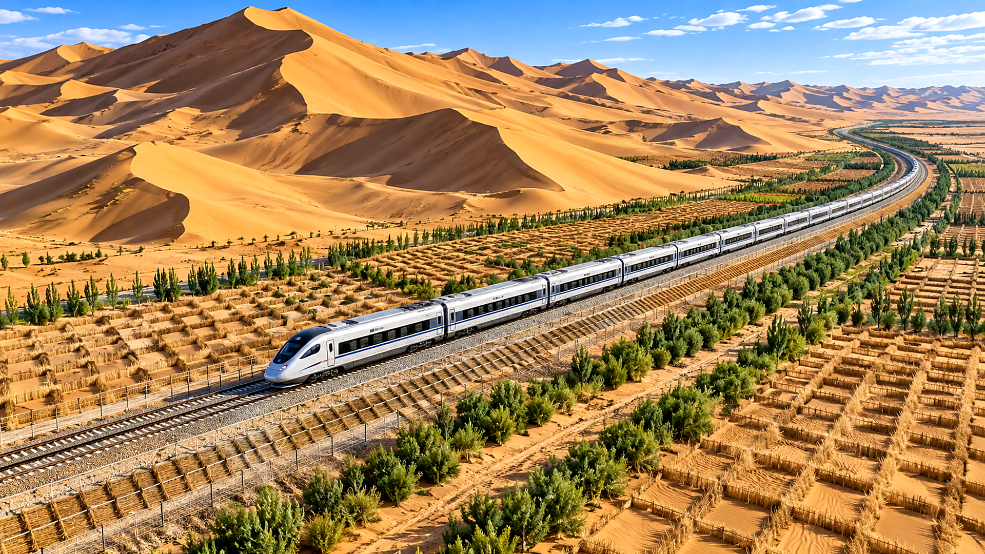 How China built a 2,700 km railway loop around the Taklamakan and ...