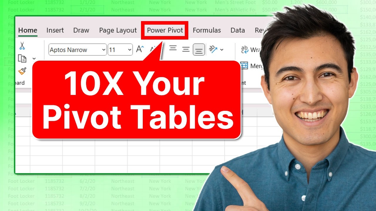Use Power Pivot to 10x your pivot tables
