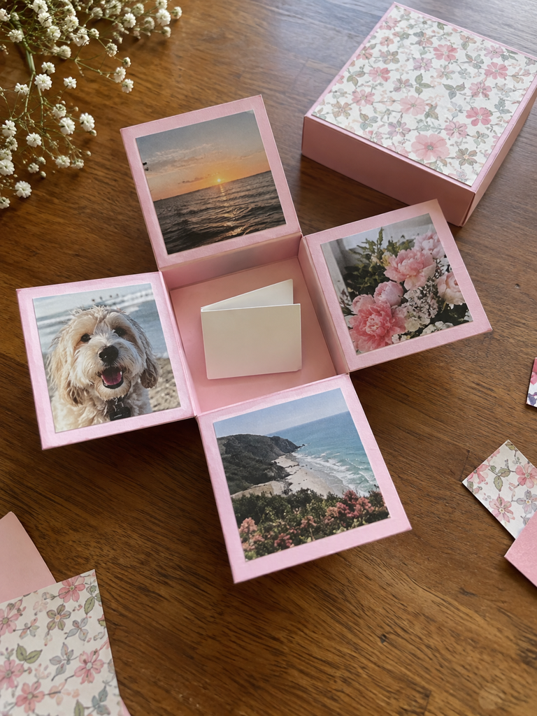 How to make a birthday photo box