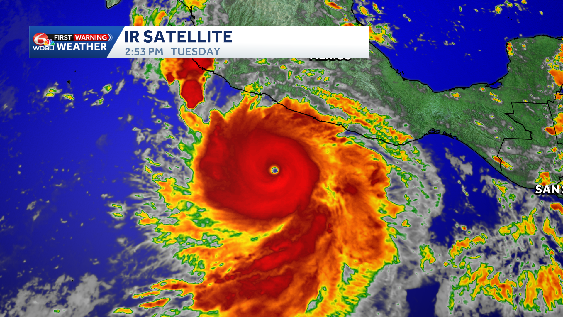 Hurricane Polo rapidly intensifies to Category 5 with 180 mph winds as ...