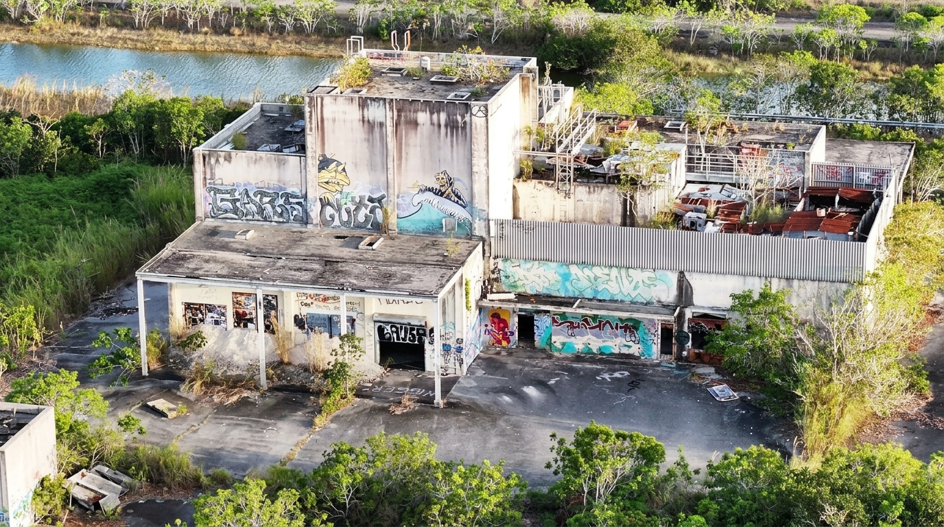 We found a hidden Cold War base in the Everglades while python hunting