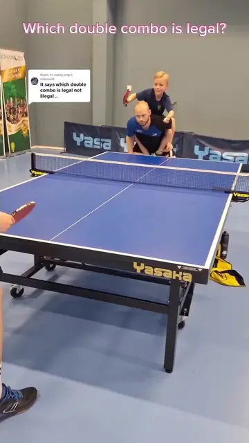 Which table tennis doubles trick is actually legal?