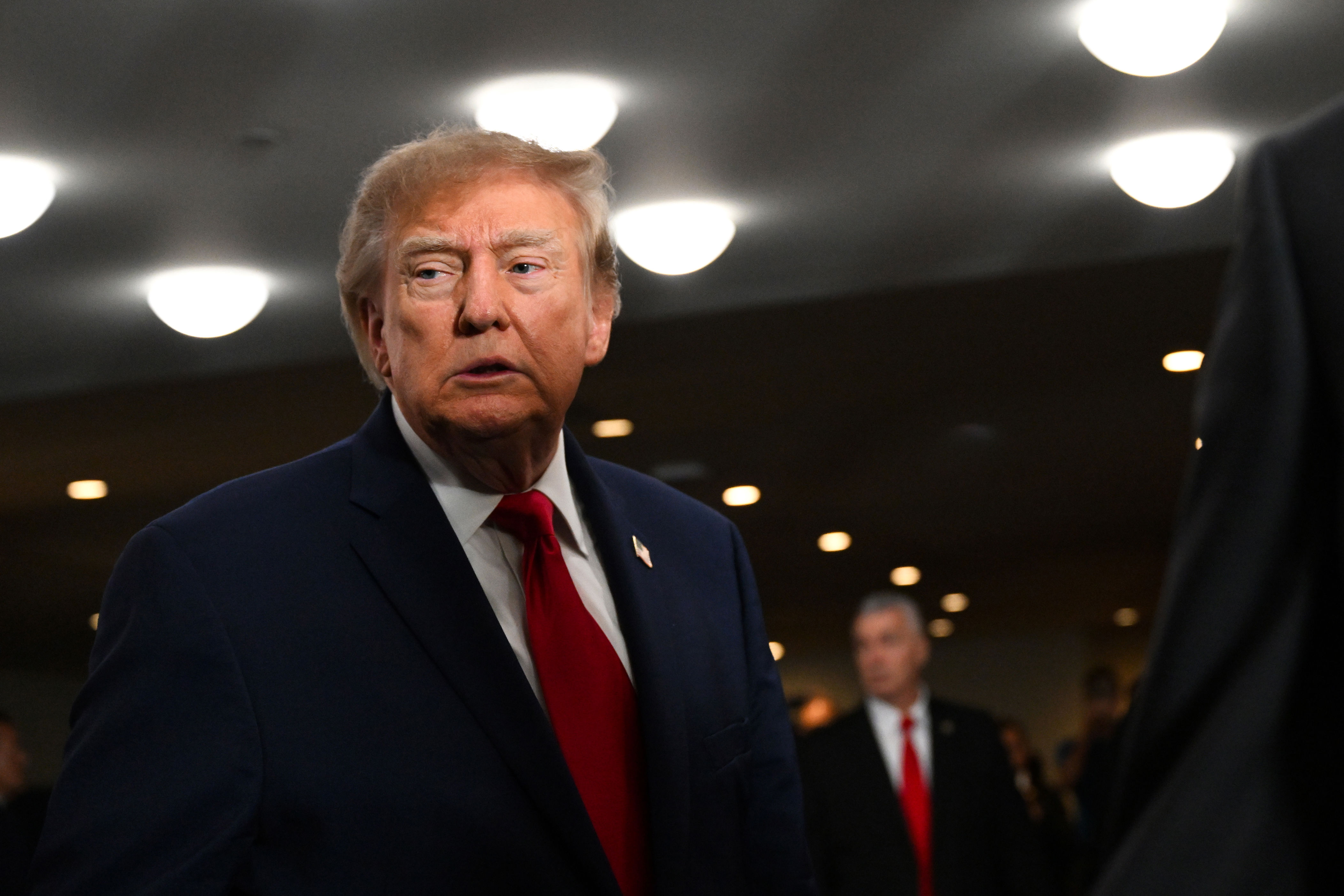 Trump surprised by presence of CNN at United Nations General Assembly